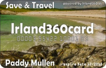 Mehr Informationen Irland360card die Karte für Deine Rundreise auf der grünen Insel